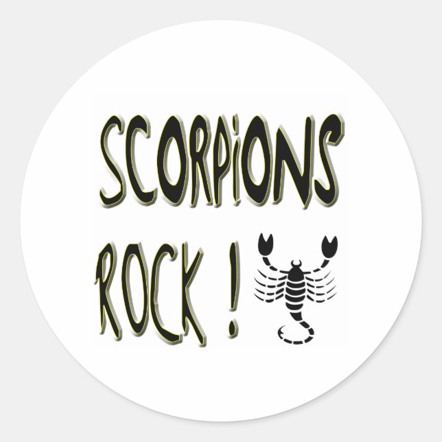 Scorpions Rock! Sticker (Front)