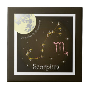 Scorpiun 24 october fin 22 november Fotofliese Ceramic Tile