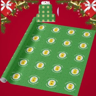 Scot Lion Rampant Angel Christmas Flag Personalise Wrapping Paper