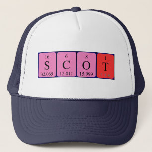 Scot periodic table name hat