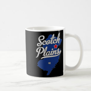 Scotch Plains New Jersey Nj Map Coffee Mug