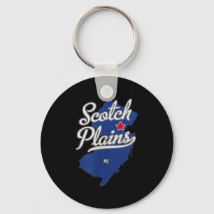 Scotch Plains New Jersey Nj Map  Key Ring