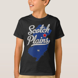 Scotch Plains New Jersey Nj Map  T-Shirt