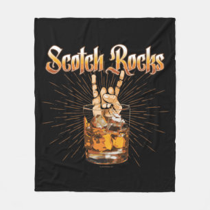 Scotch Rocks Fleece Blanket