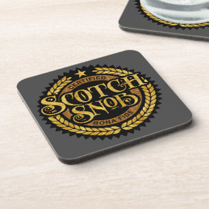Scotch Snob - funny whiskey drinker Coaster