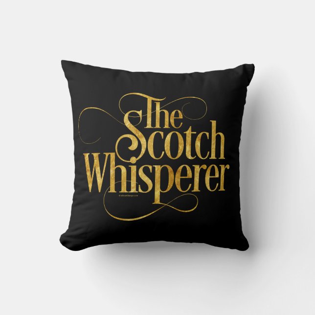 Scotch Whisperer Cushion (Front)