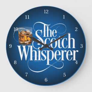 Scotch Whisperer Large Clock