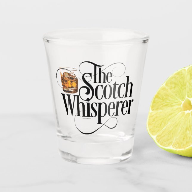 Scotch Whisperer Shot Glass (Front)