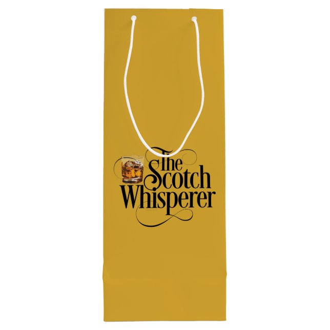 Scotch Whisperer Wine Gift Bag (Back)