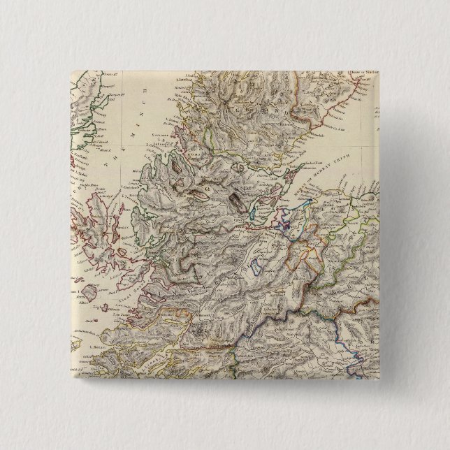 Scotland 11 15 cm square badge (Front)