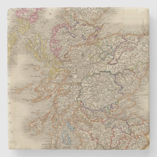 Scotland 12 stone coaster (Front)