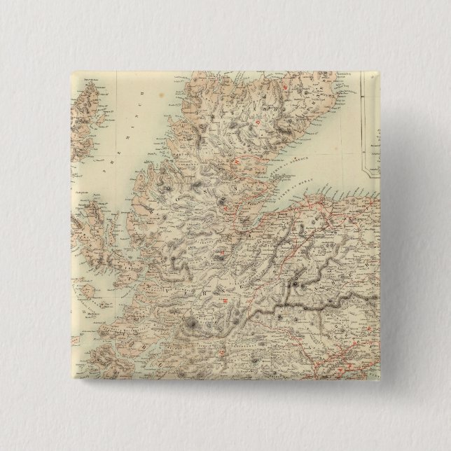 Scotland 13 15 cm square badge (Front)