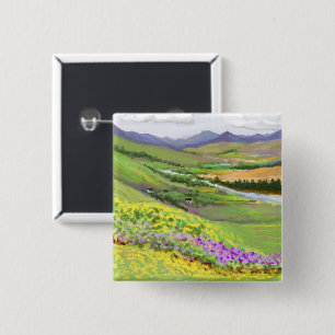 Scotland 15 Cm Square Badge