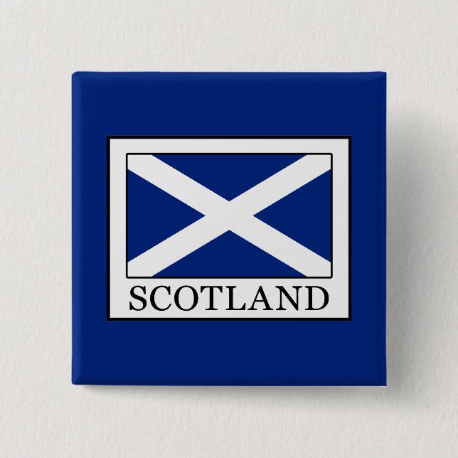 Scotland 15 Cm Square Badge (Front)