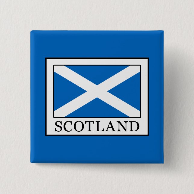 Scotland 15 Cm Square Badge (Front)