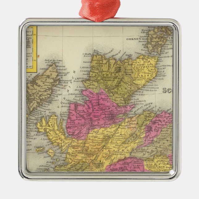 Scotland 16 metal ornament (Front)