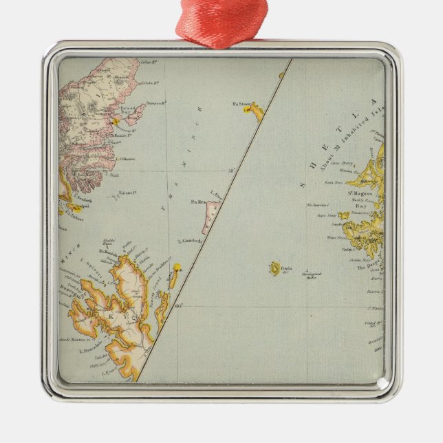 Scotland 16 metal tree decoration (Front)