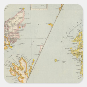 Scotland 16 square sticker