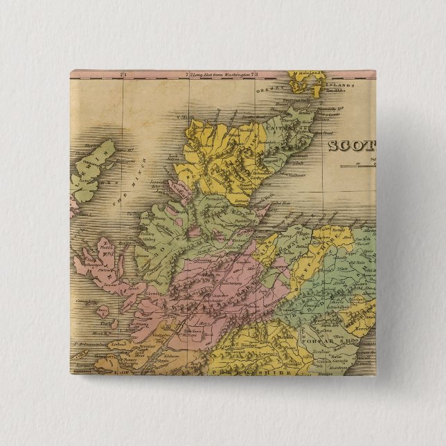 Scotland 17 15 cm square badge (Front)