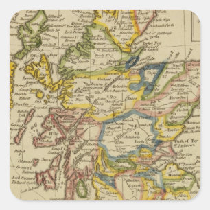 Scotland 23 square sticker