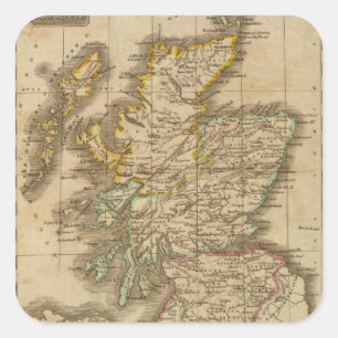 Scotland 4 square sticker