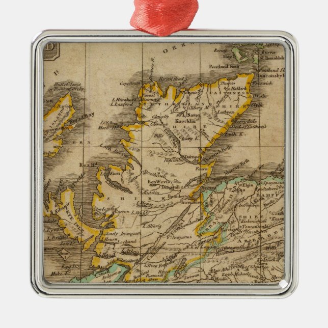 Scotland 5 metal ornament (Front)