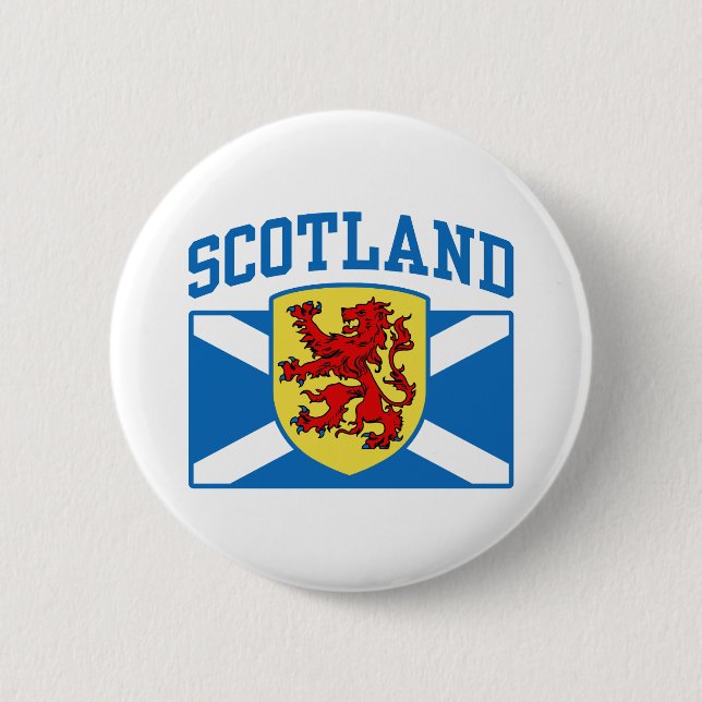 Scotland 6 Cm Round Badge (Front)
