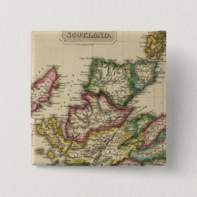 Scotland 7 15 cm square badge (Front)
