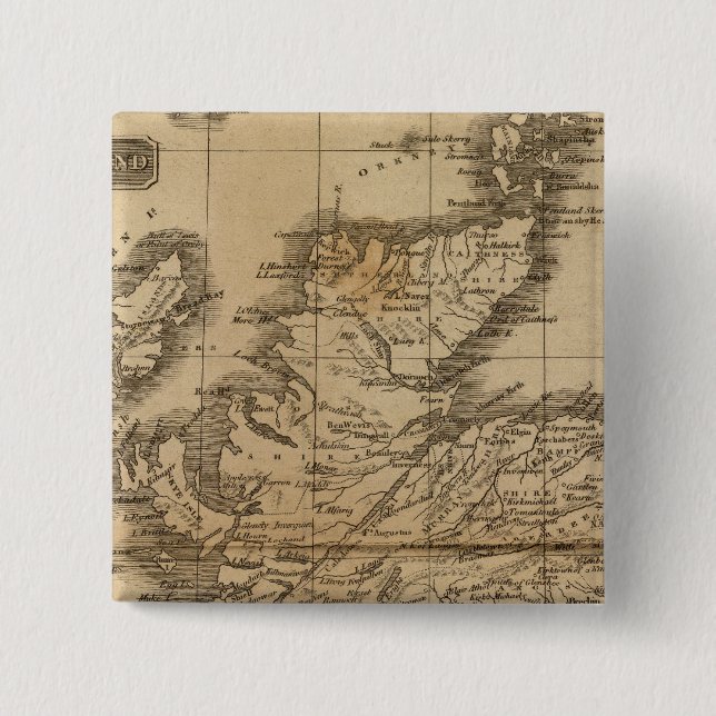 Scotland 8 15 cm square badge (Front)