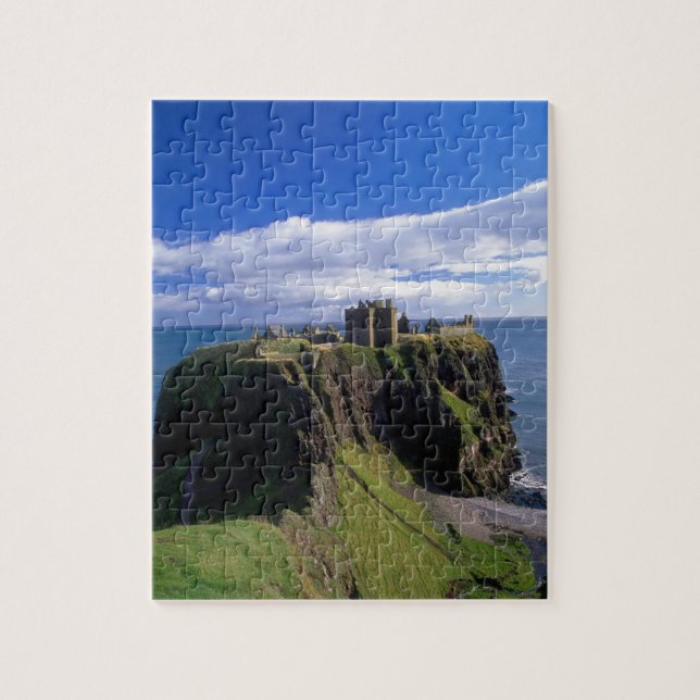 Scotland, Aberdeen. Dunnotar Castle. Jigsaw Puzzle (Vertical)