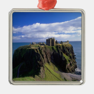 Scotland, Aberdeen. Dunnotar Castle. Metal Tree Decoration