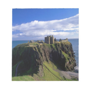 Scotland, Aberdeen. Dunnotar Castle. Notepad