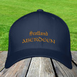 Scotland & ABERDEEN fashion / Scottish Patriots Embroidered Hat<br><div class="desc">Embroidered Hats: Scotland & Aberdeen fashion baseball / trucker hats for Scottish patriots - love my country,  travel,  holiday / sports fans</div>