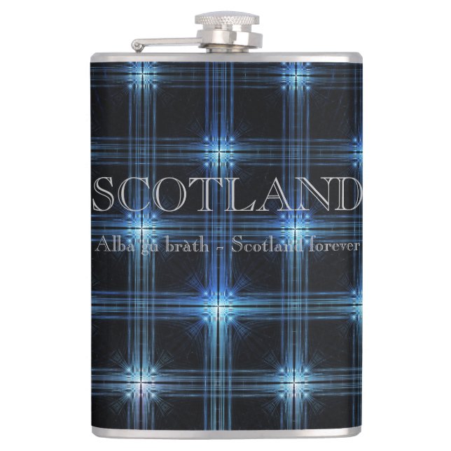 SCOTLAND *  Alba gu bràth - Scotland forever Hip Flask (Front)