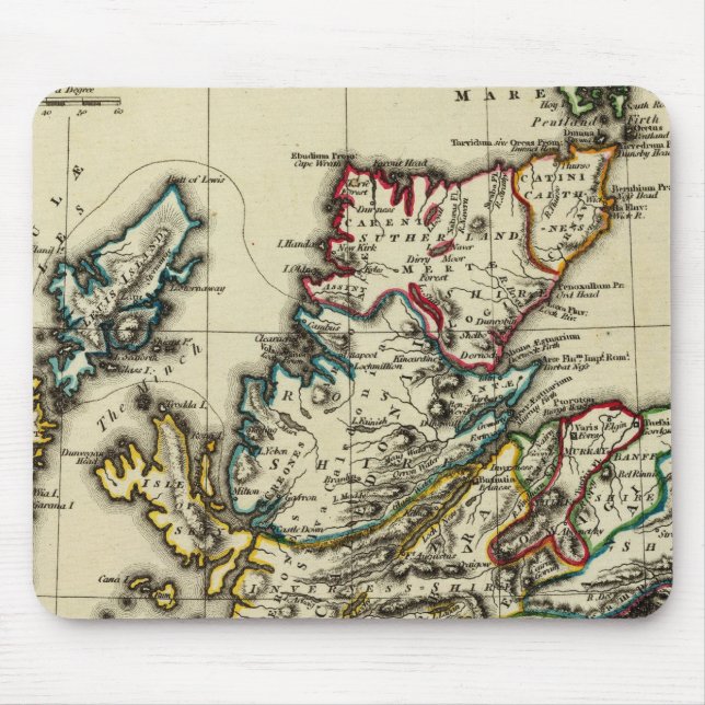 Scotland ancient, modern mouse pad (Front)