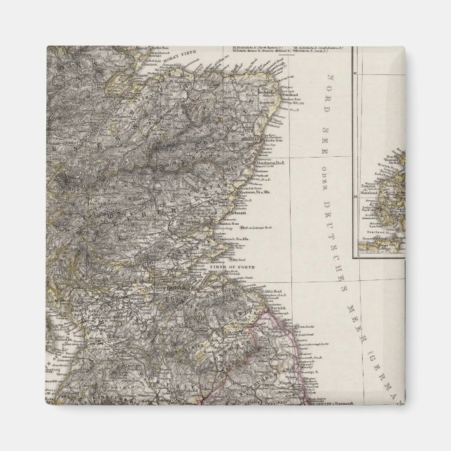 Scotland Atlas Map 2 Magnet (Front)