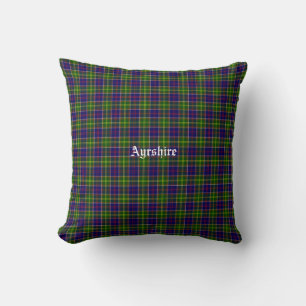 Scotland Ayrshire District Tartan Cushion