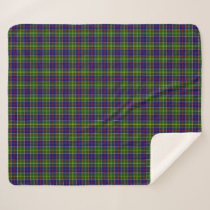 Scotland Ayrshire District Tartan Sherpa Blanket