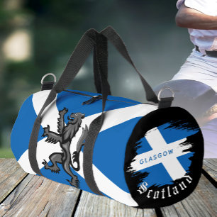 Scotland Bag, Glasgow, travel, Scottish Flag Duffle Bag