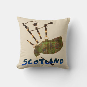 Scotland Bagpipes Cushion