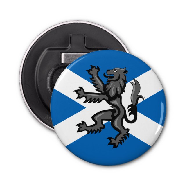 Scotland Bottle Opener, Scottish Flag, Rampant Bottle Opener (Front)