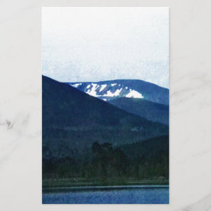 Scotland Cairngorm Mountains Art snap-36518 jGibne Stationery