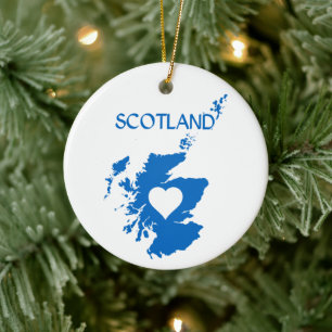 Scotland Ceramic Ornament
