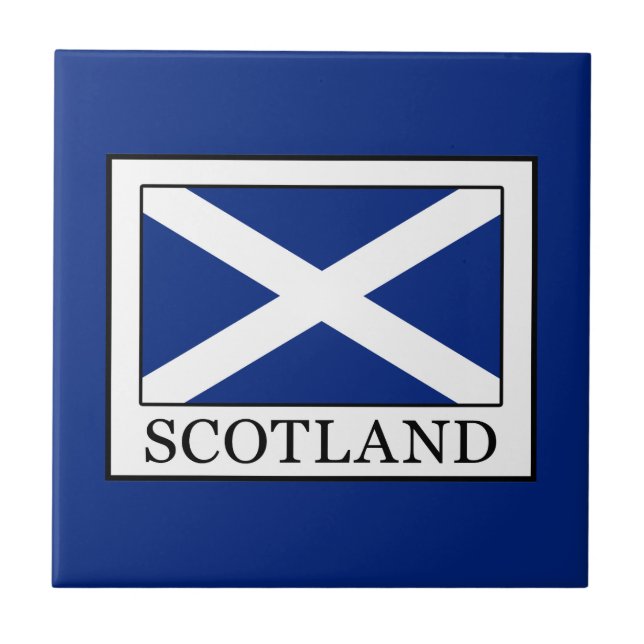 Scotland Ceramic Tile (Front)