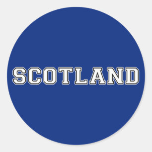 Scotland Classic Round Sticker