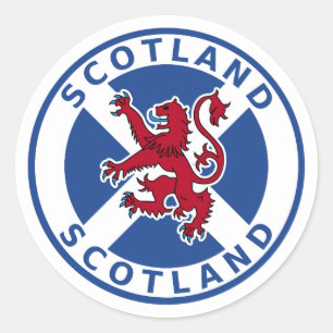 Scotland Classic Round Sticker