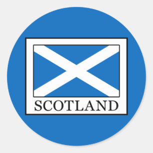Scotland Classic Round Sticker