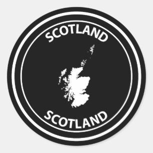 Scotland Classic Round Sticker