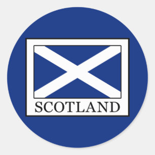 Scotland Classic Round Sticker