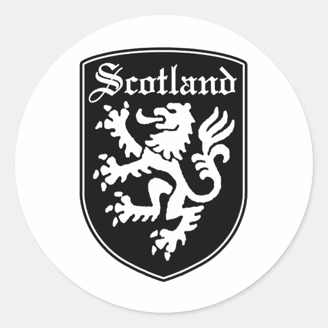 Scotland Classic Round Sticker (Front)